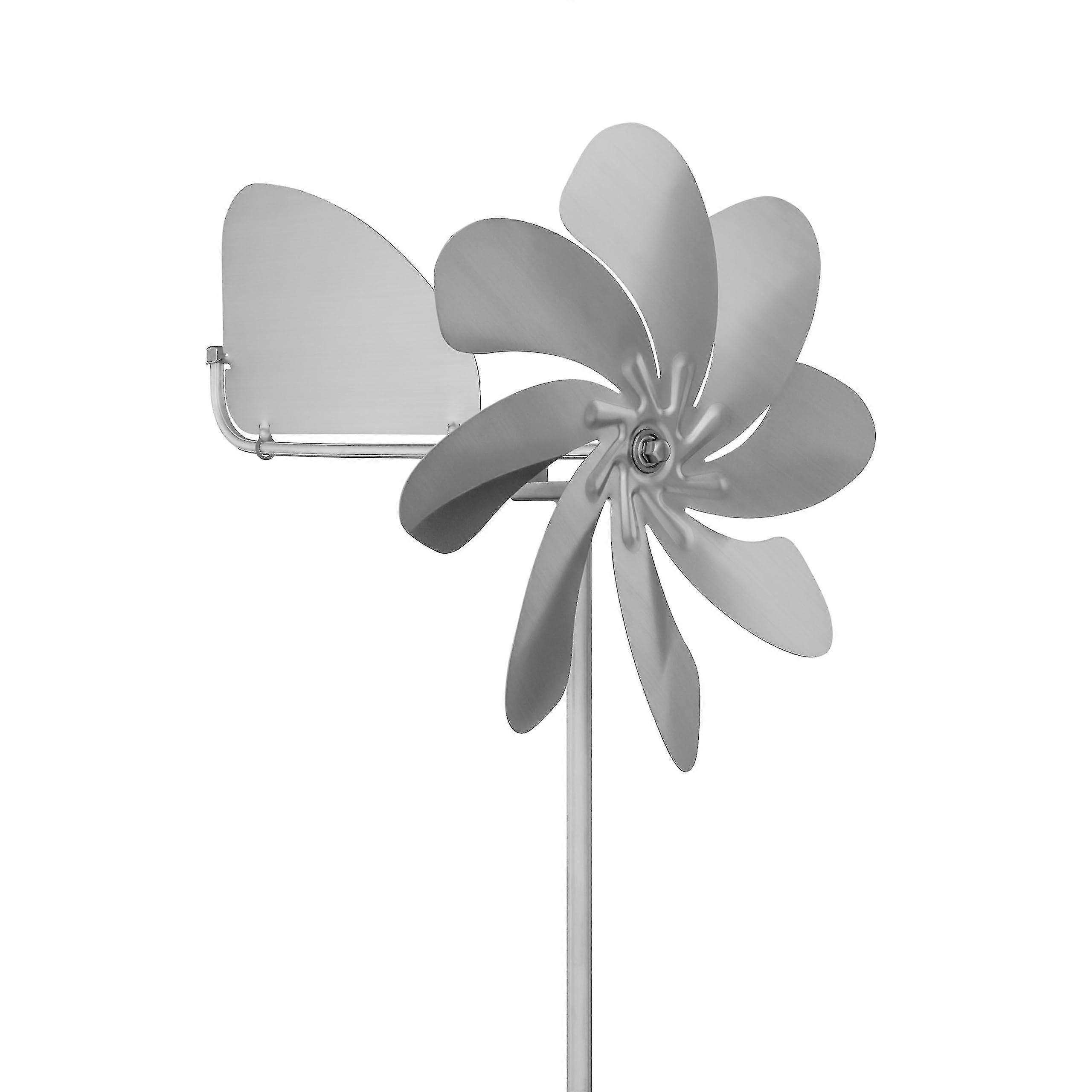 Moulin à vent Rotor en acier inoxydable, roulements à billes, avec girouette (rotation 360) - ya