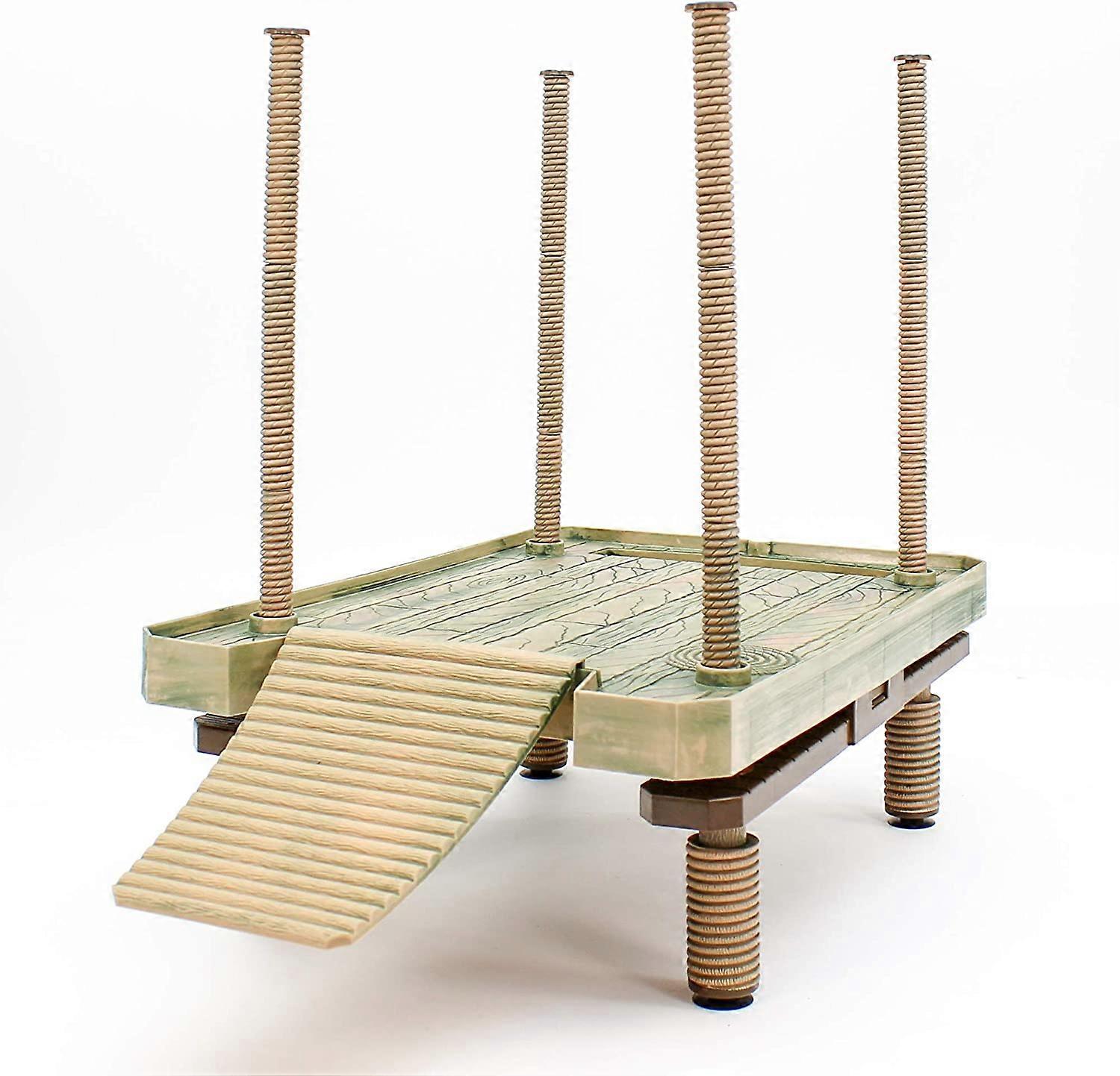 Floating Turtle Pier and Basking Platform  Decorative, Functional, and Naturally Inspired  Large Size