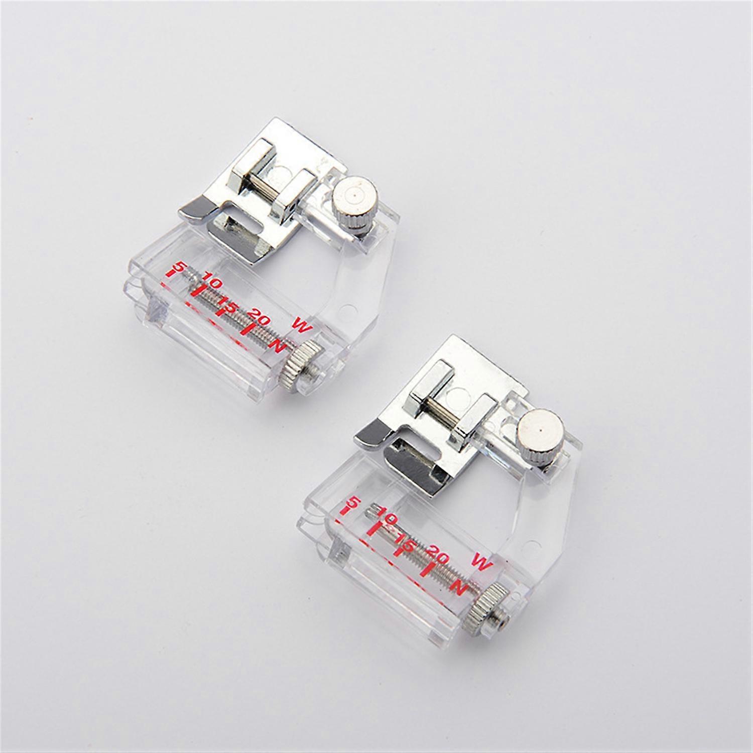 Adjustable Bias Binder Presser Foot Attaching Binding Snap-on For Sewing Machine