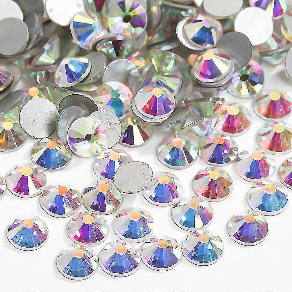 Flat Back Crystal Rhinestones Round Gems