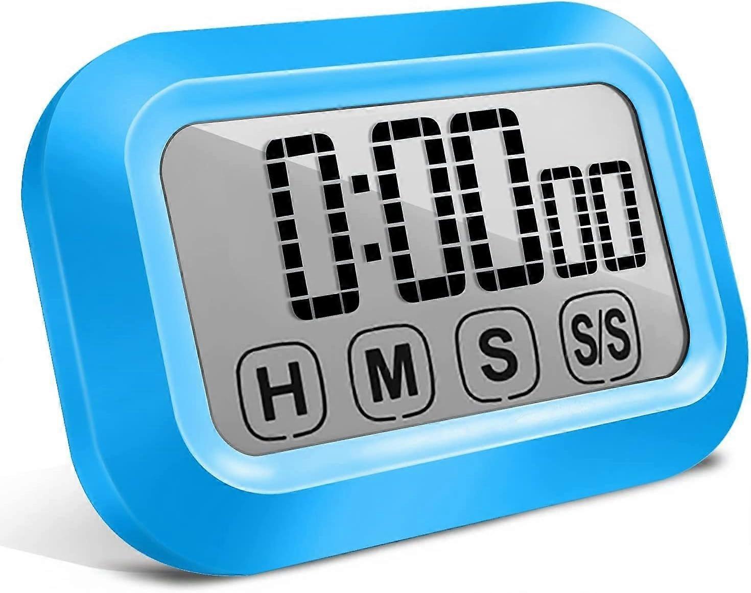 Digital Kitchen Timer for Cooking Touch Screen, Magnetic Countdown Timer, Big Volume, Big LED Displa