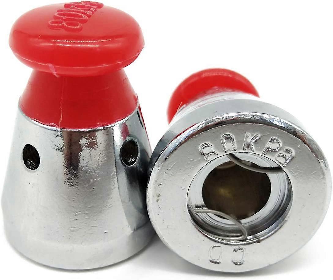 3PCS Válvula de Alívio de Pressão Universal para Panela de Pressão 1.5 Polegadas de Altura (Vermelho)