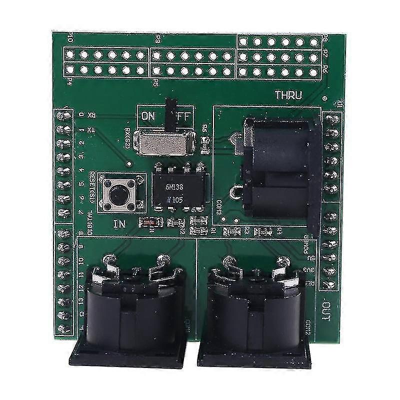 Midi Shield Musical Breakout Board Instrument Digital Interface Adapter Plate Module For Compatible Adapter
