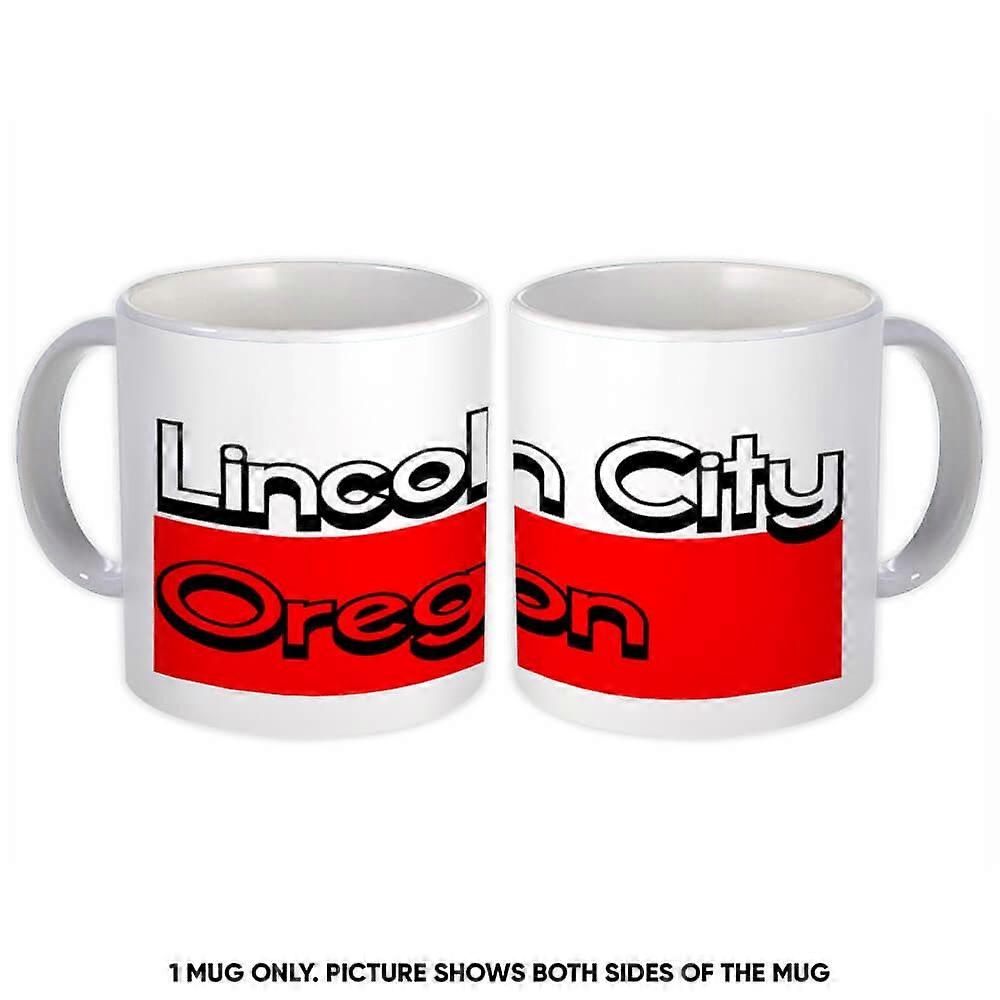 Gift Mug: Lincoln City Oregon Rectangle
