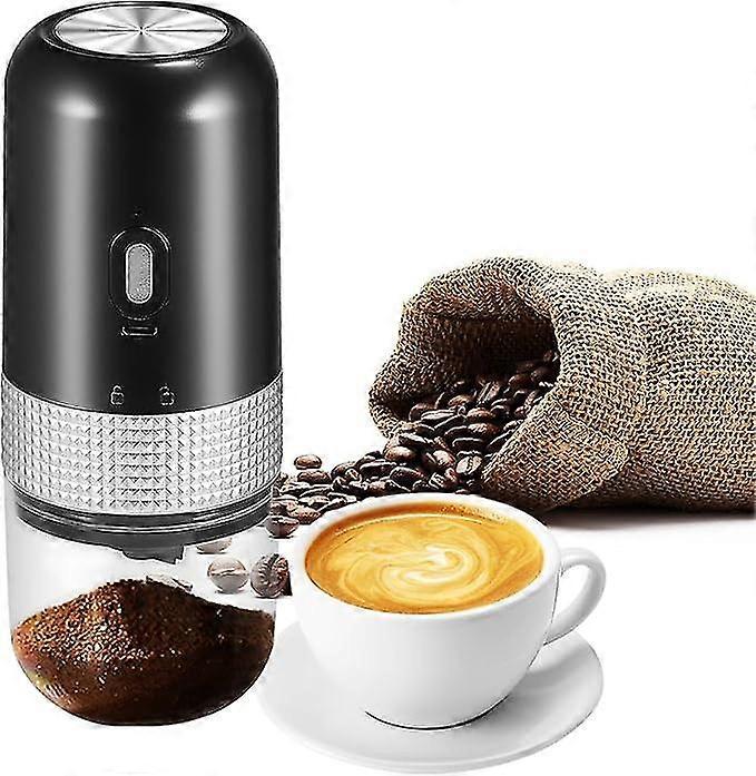 Coffee Grinder Electric, Portable Mini Coffee Grinder with Multiple Grinding Settings, Wireless Coffee Bean Grinder with Stronger Endurance, Automatic