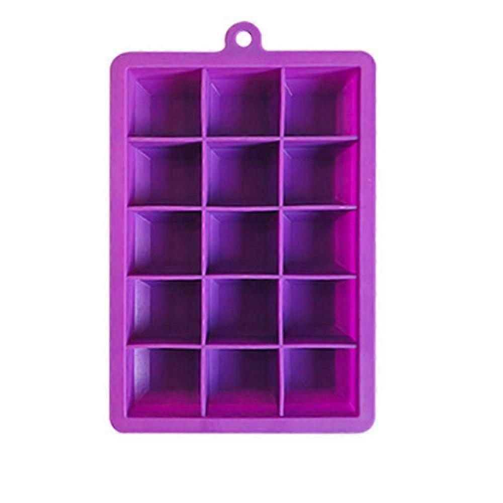 Fruit Ice Cubes Easy Release Large Ice Cube Mould For Drinks, Purple