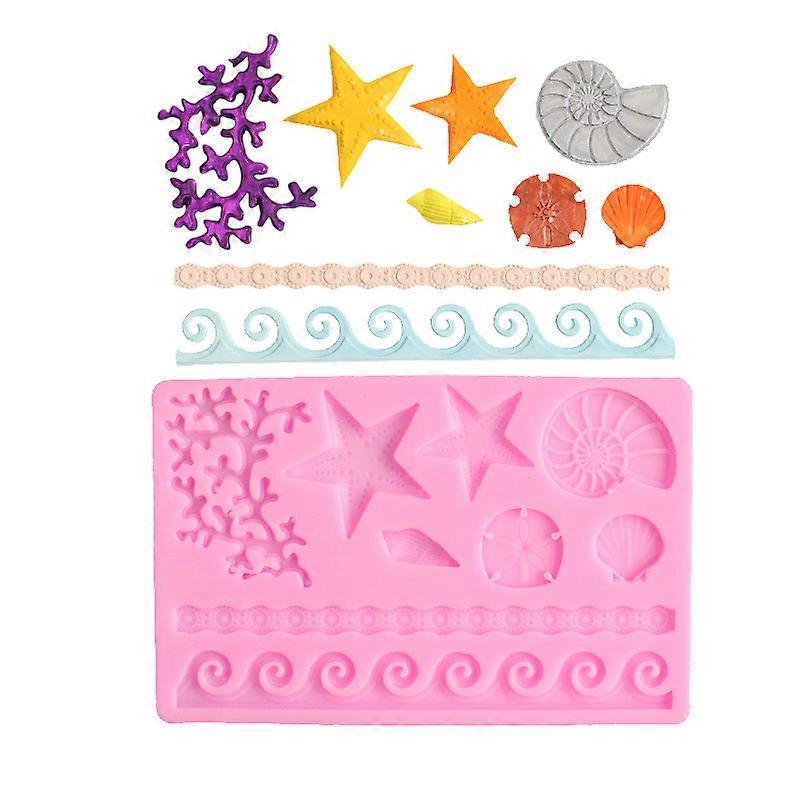 Salgsfremmende salg Silikonkake Baking Mold Starfish Mold