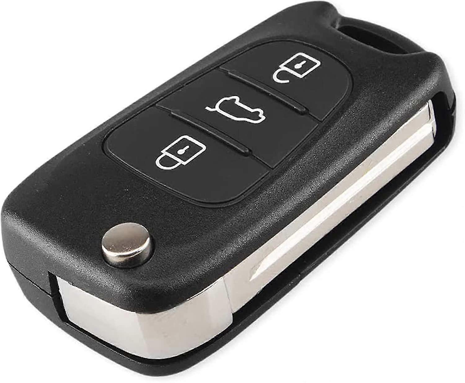 3 Buttons Key Fob Case Replacement Compatible For Crday Hyundai I20 I30 I35 Ix20 Ix35