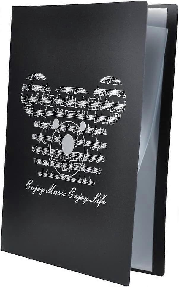 Music Folder A4 Size Sheet Music Folder Paper Documents Music Themes 40 Pocket Storage Folder