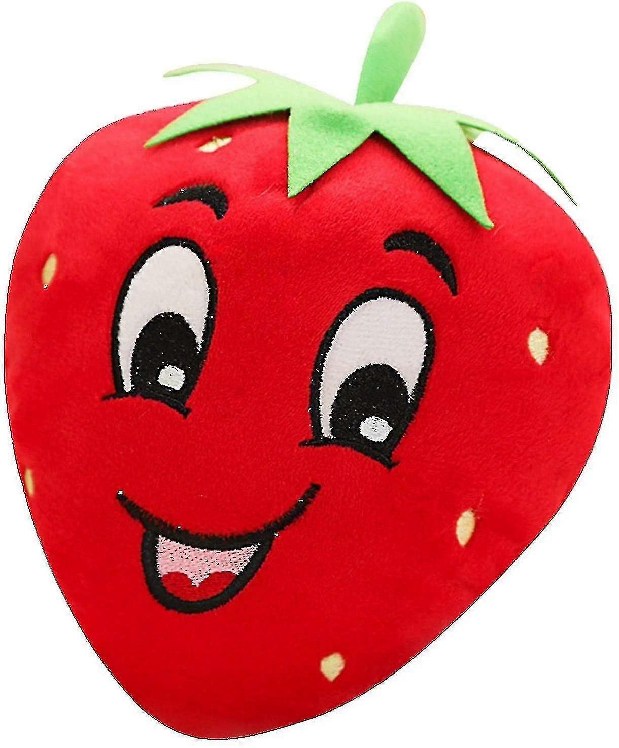 Dog Squeaky Toys, Fruits And Vegetables Plush Chew Soft Doll Pack