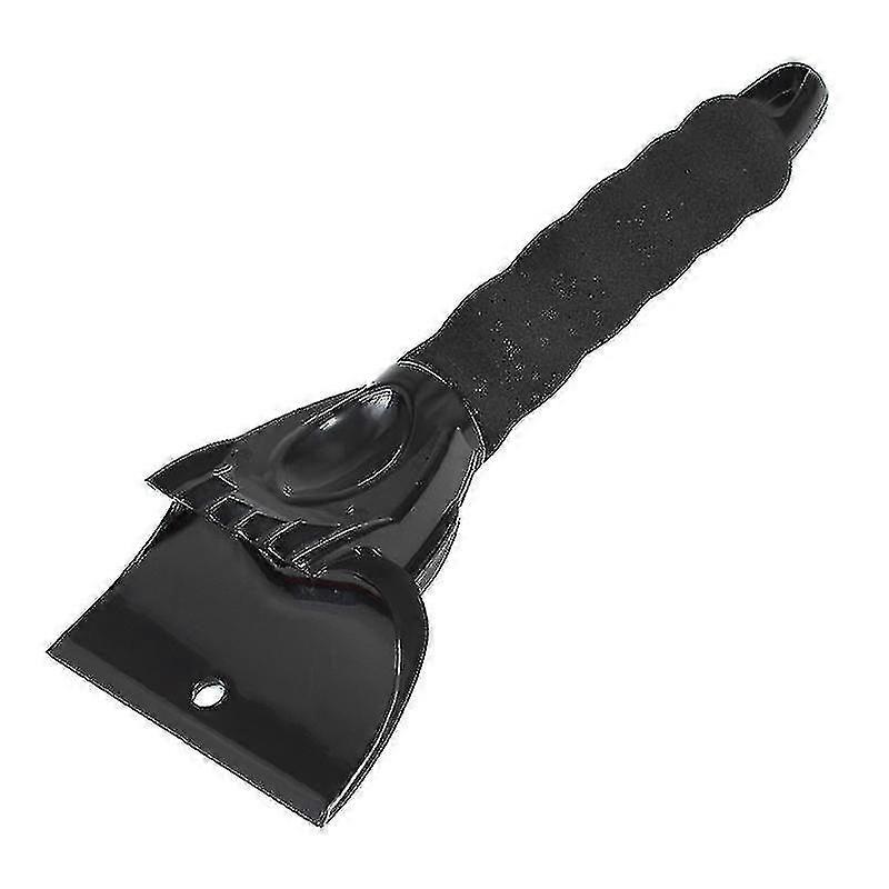 Ice Scraper With Waterproof Glove Lined Of Thick Fleece Snow Remover With Anti Slip Foam Grip For Car