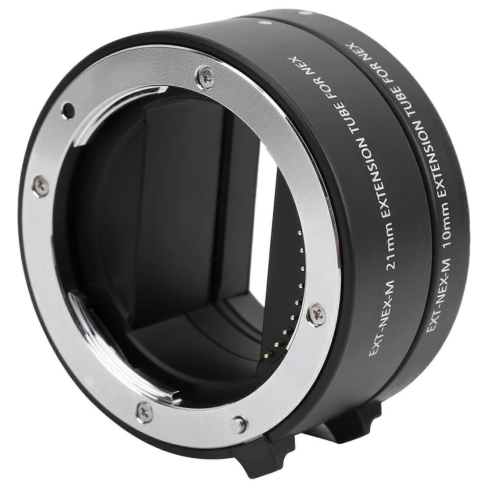 MCOPLUS 10mm-21mm Macro Autofocus Close-Up Adapter Ring Black