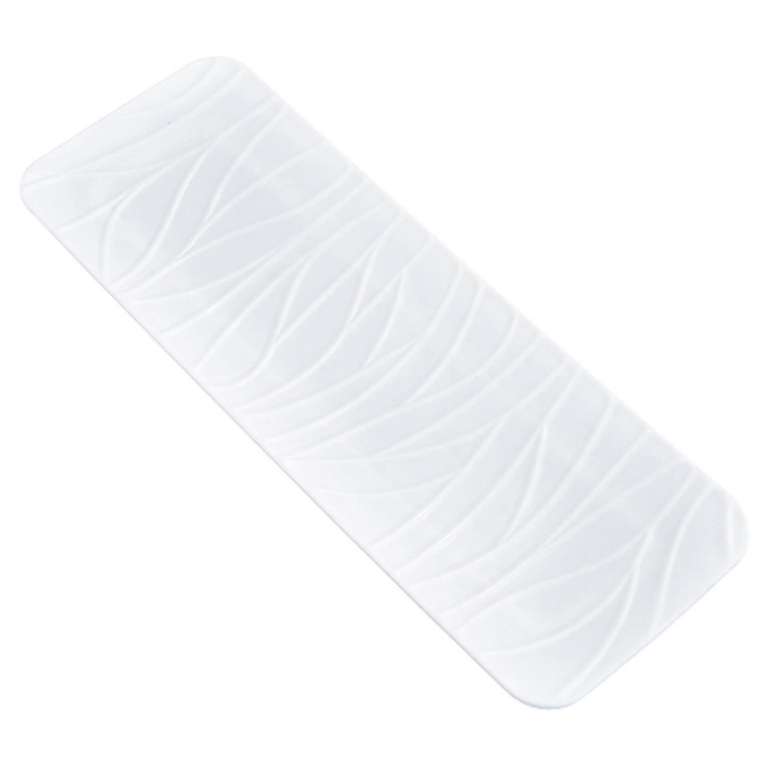 Barbecue Plate Curved Edge Design Anti-spill Tree Texture Rectangular Sushi Platter Baking Tray Home