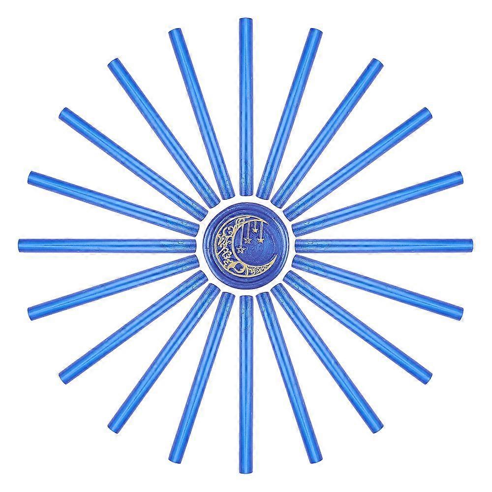Sealing Wax Sticks for Retro Vintage Wax Seal Stamp Blue 135x11x11mm