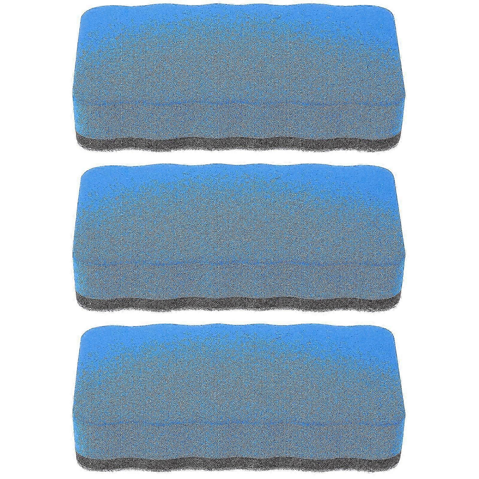 3pcs Dry Eraser Board Whiteboard Eraser Office Whiteboard Eraser Reusable Whiteboard Wipe