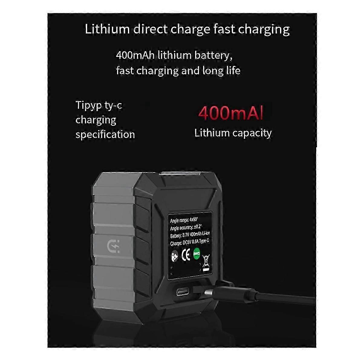 SW101A Angle Protractor 360 Degree Mini Electronic Digital Protractor Inclinometer Angle Finder Ga