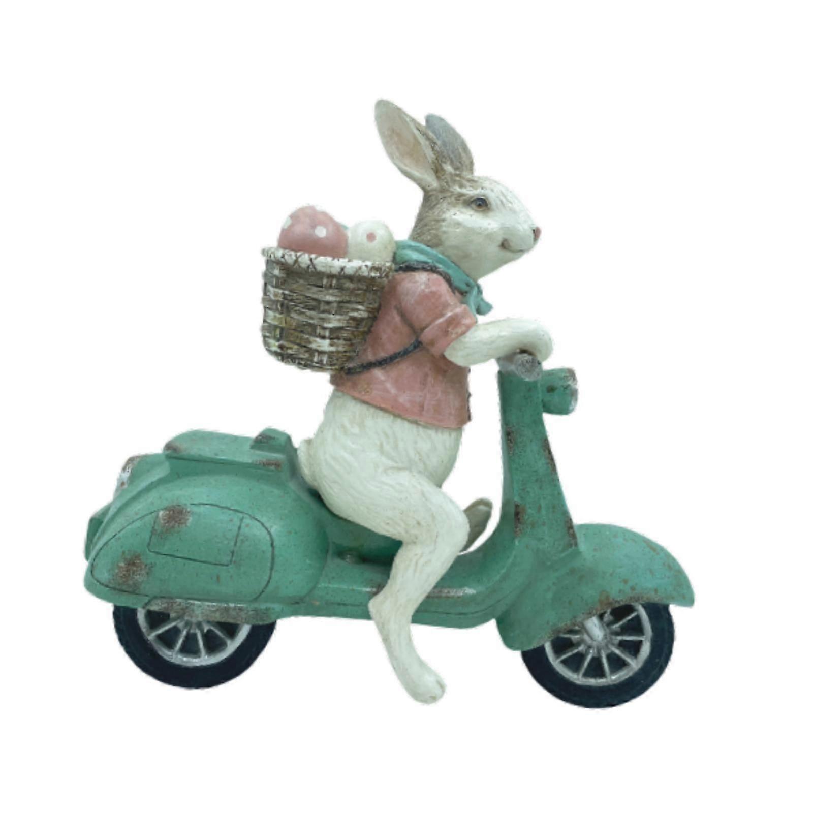 Rabbit Statue Funny Desk Table Decor Rabbit Figure for Holiday Table Kitchen