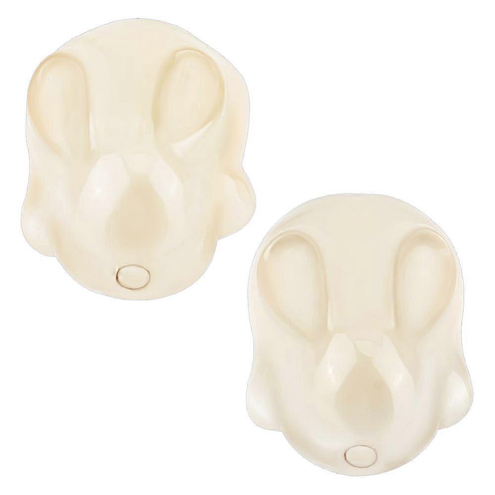 2Pcs Natural Agate Beads Rabbit 15.5x11.5x10mm Hole: 1.4mm