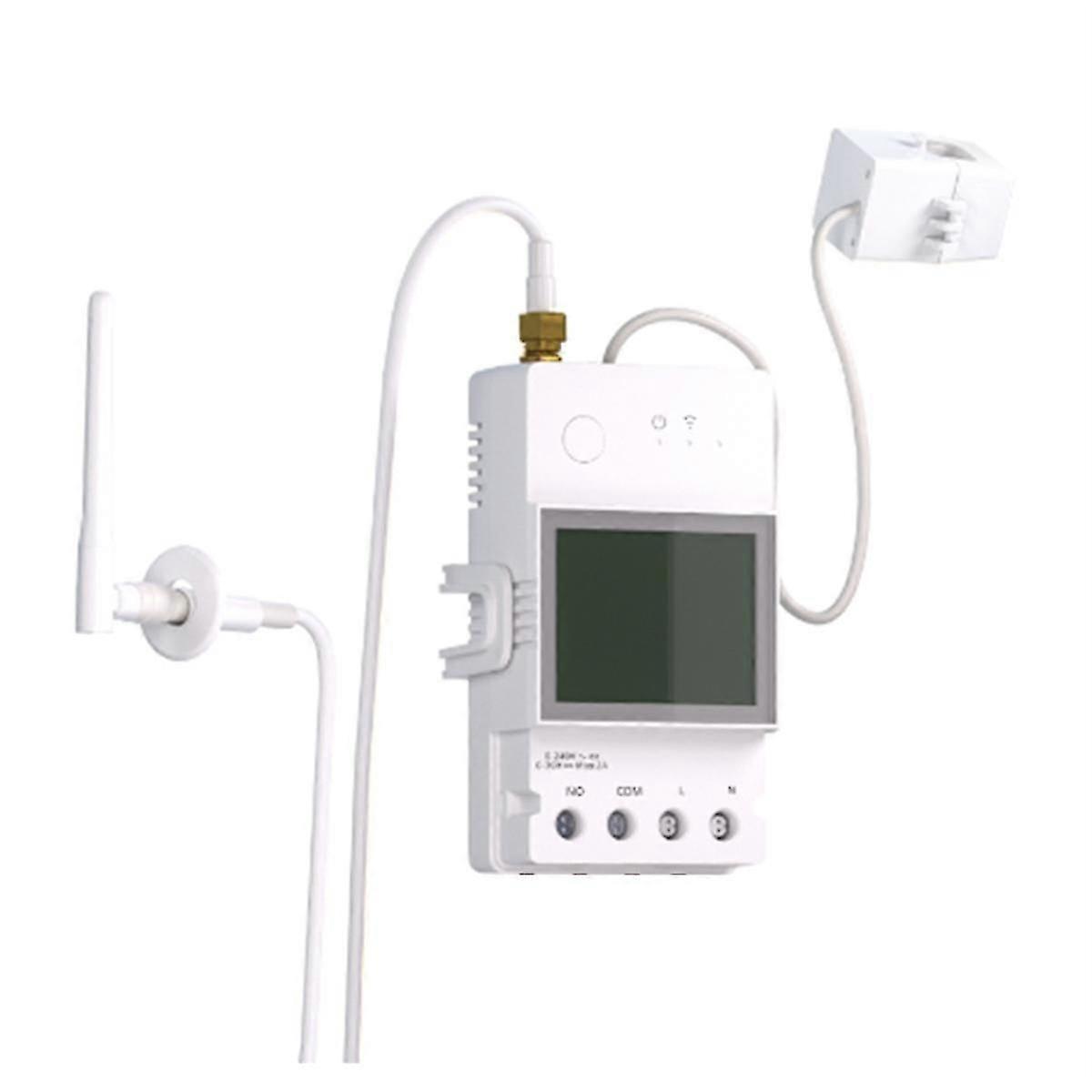 Powct Ring Smart Power Meter Esp32 Chip Current Transformer 100a Energy Monitor Contacter Control Works With Alexa Ifttt