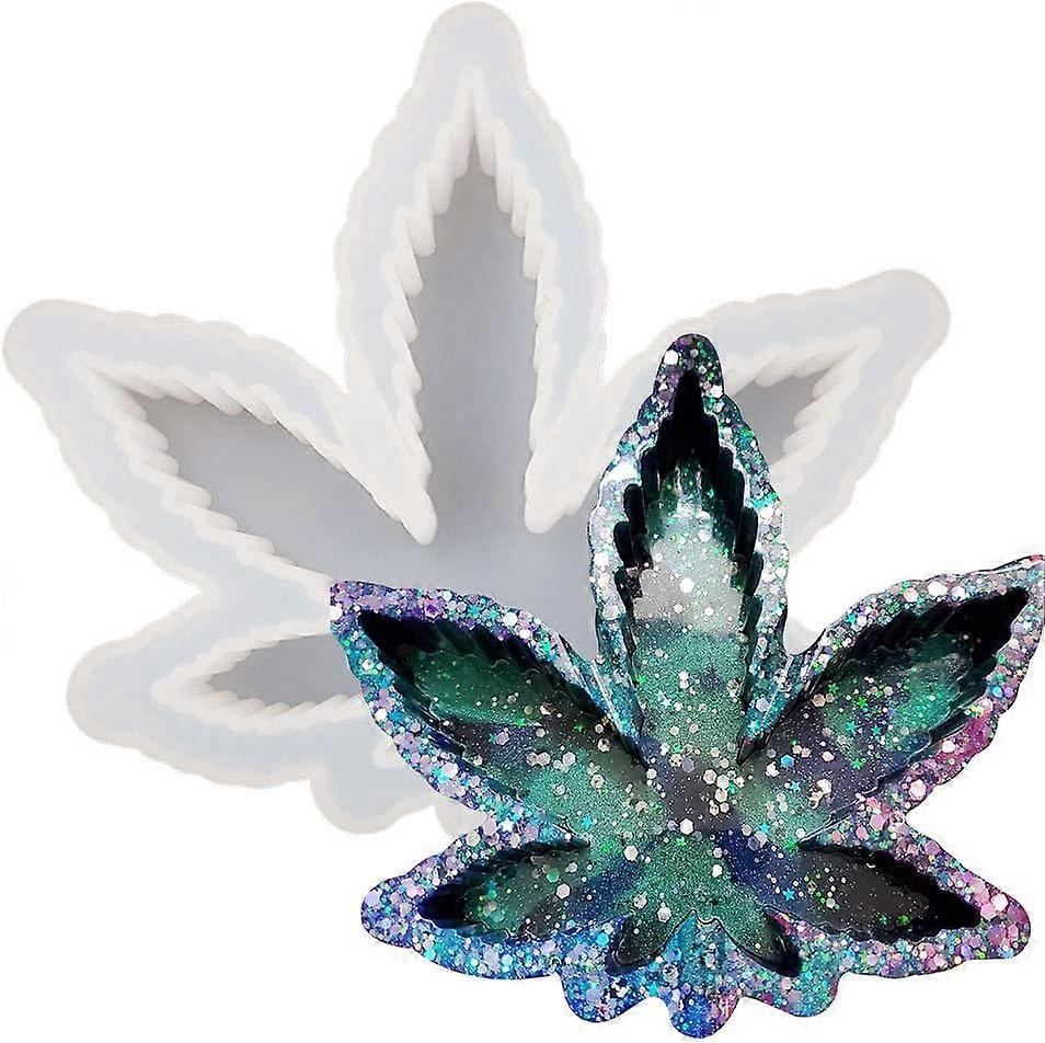 Reusable Flexible Transparent Leaf Ashtray Mold