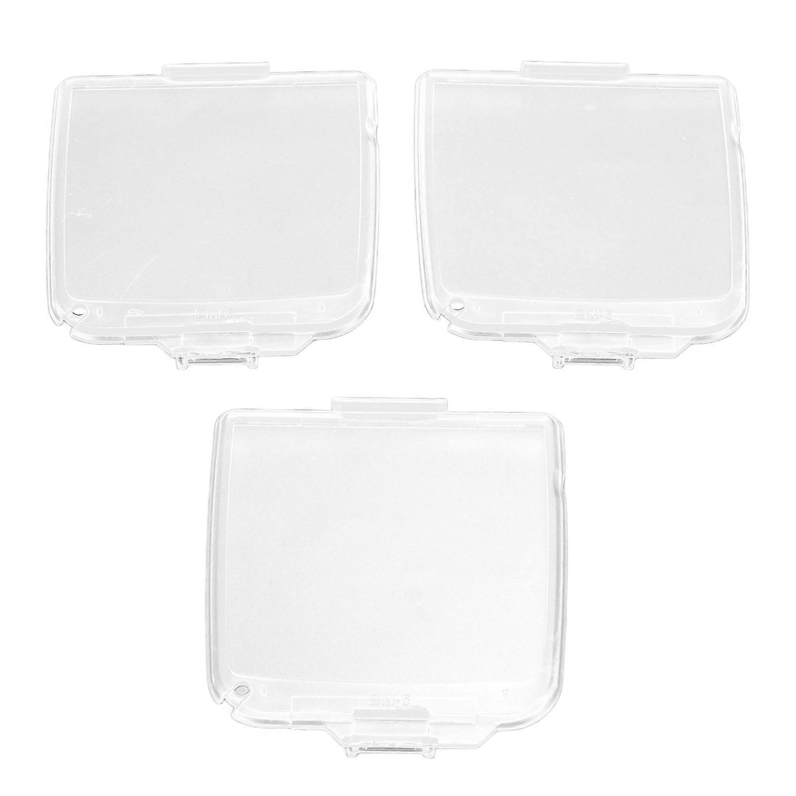3Pcs LCD Screen Protective Film Camera LCD Screen Cover ABS Protector for Nikon D200 Camera