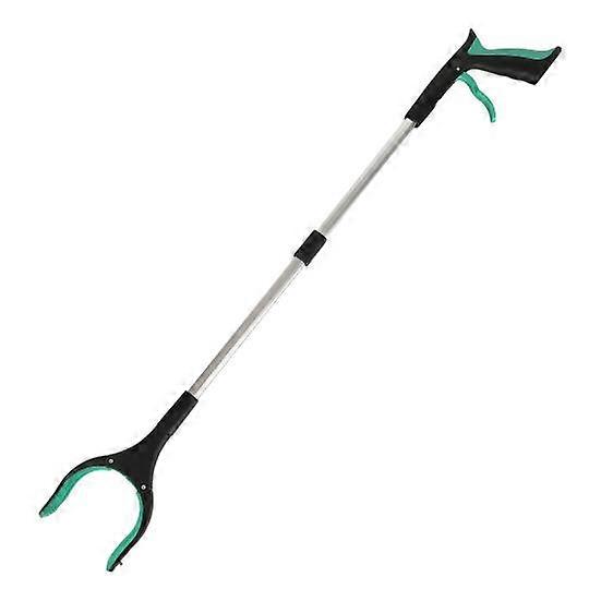 Yousheng Foldable Reacher Grabber Aluminum Alloy Long Arm Trash Clip Litter Picker Tool with Rubber Grip Handle