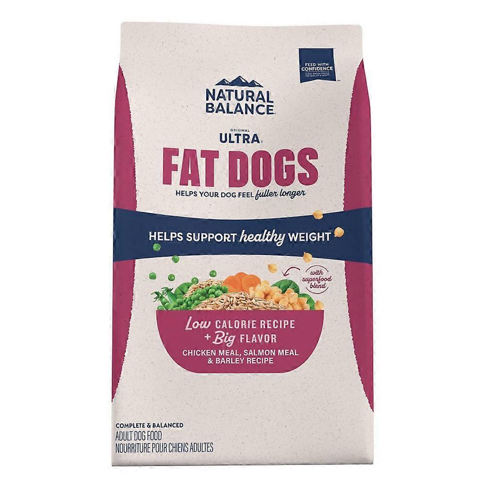 Natural Balance Pet Foods, 原味超脂狗干狗粮,鸡肉粉,三文鱼粉和大麦,4 磅