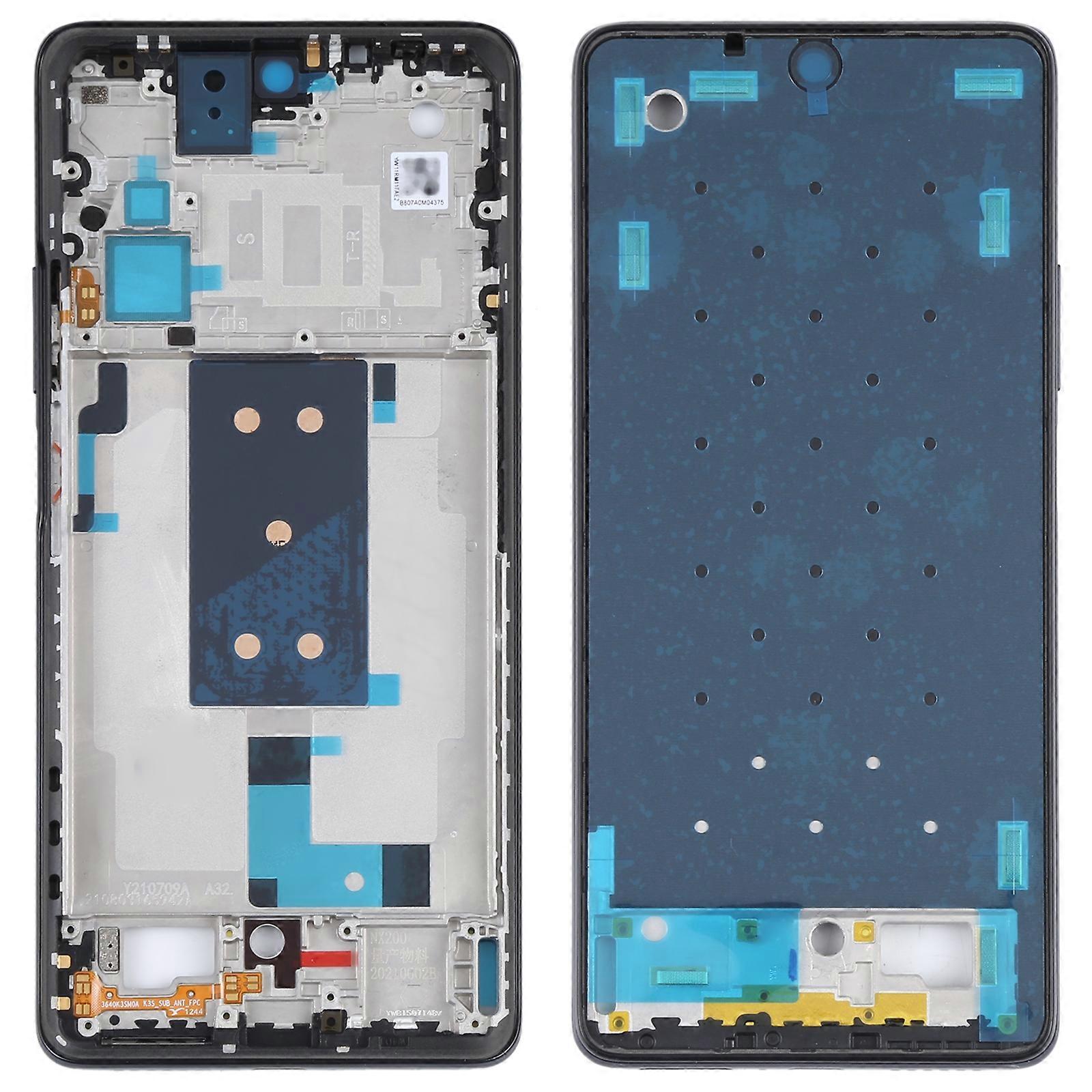 Xiaomi 11T / 11T Pro 21081111RG 2107113SG用の互換性のあるフロントハウジングLCDフレームベゼルプレート