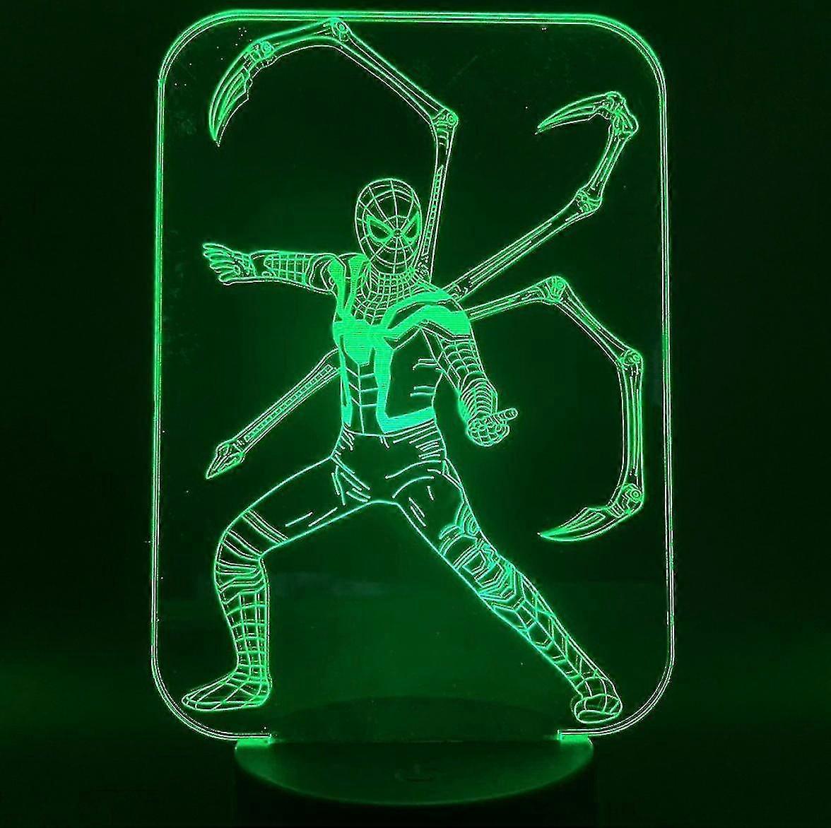 Night Light, 3D - effect Illuminated Figure Lamp for Bedroom Decoration, Ideal for Adding Ambiance to Any Space