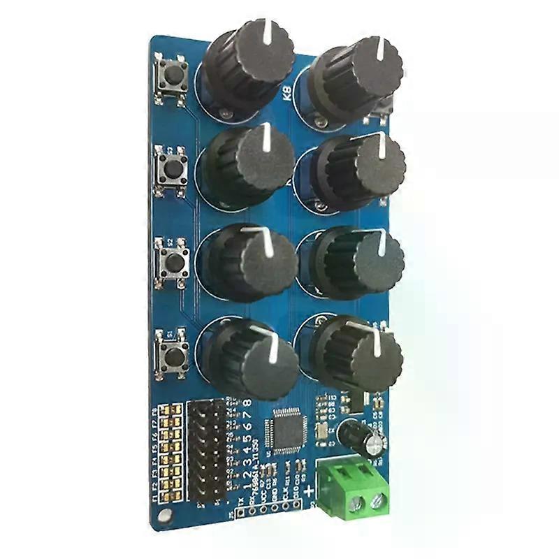 FBIL-8 Way Control Circuit Controller Debug Board for Futaba MG995 SG90 Control Circuit Debugging Board Return Instrumen