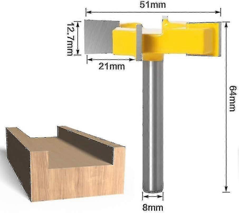 8mm Shank Milling Cutter Cnc Milling Cutter, Woodworking Milling Cutter Planer Woodworking Tool