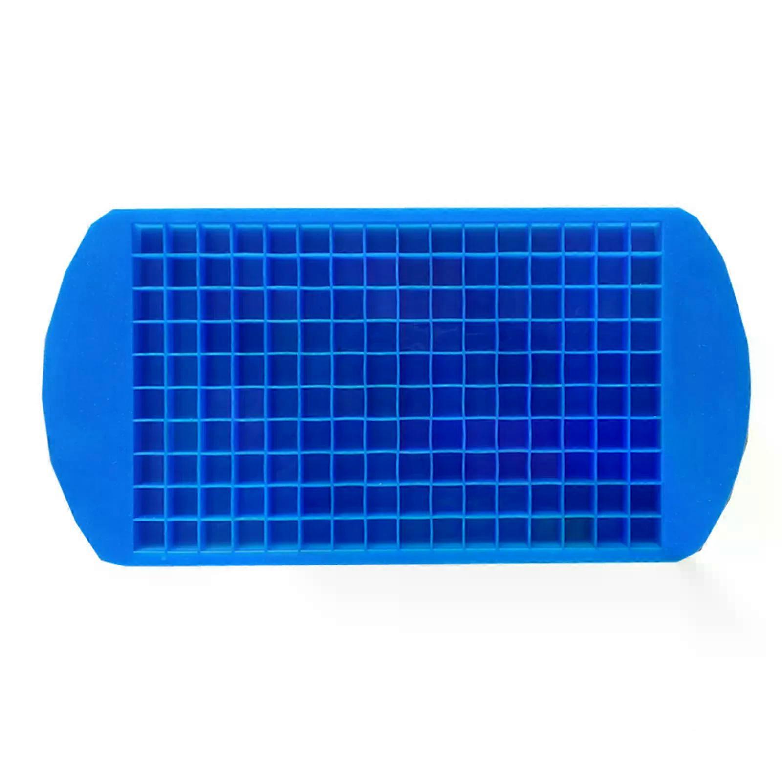 Silicone Ice Cube Trays 160 Crushed 1cm Ice Cube Molds Foldable Ice Grid Tray Small Square Mold Ice Maker