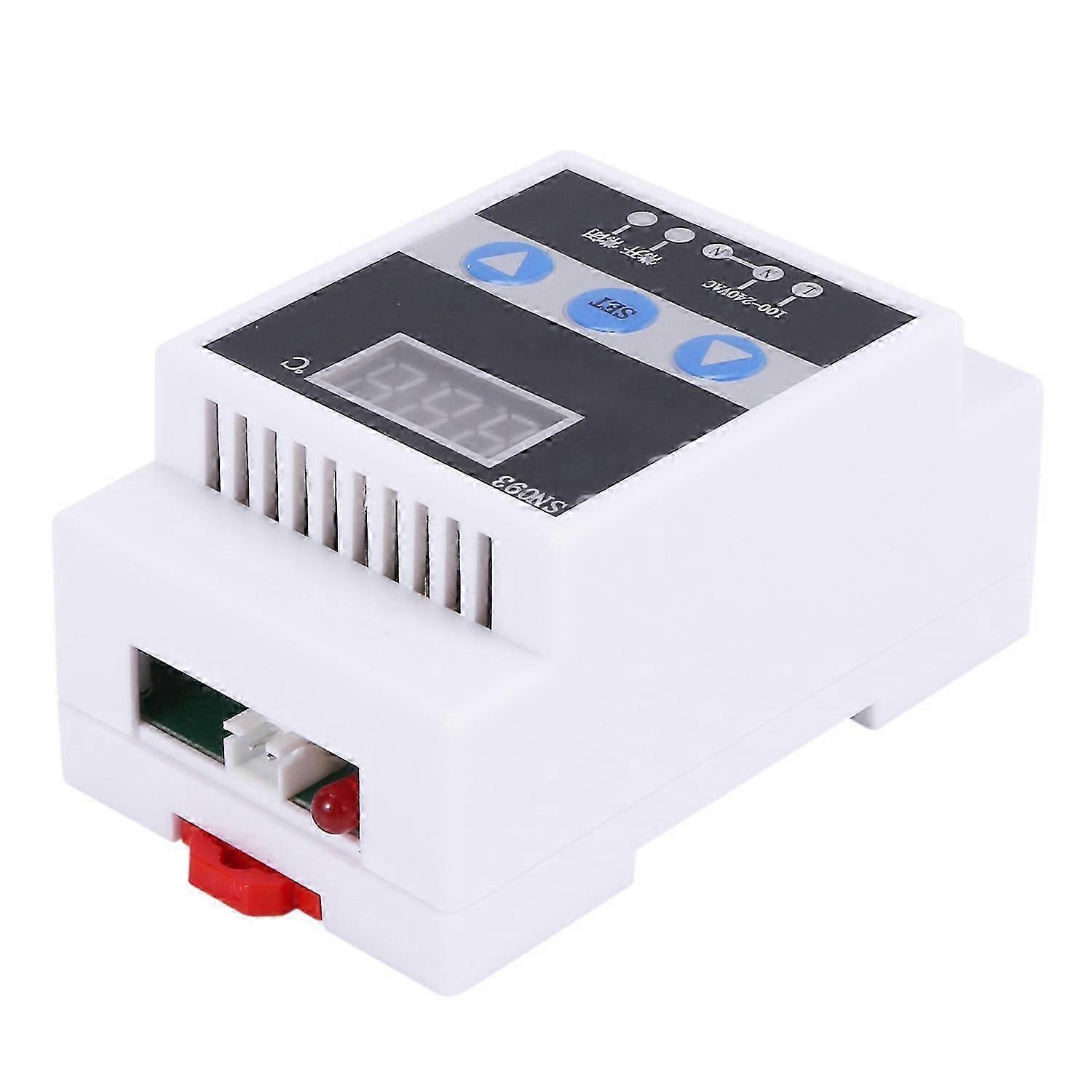 -6000 110-240V Guide Rail Thermoregulator Digital Temperature Controller Thermostat Refrigeration He