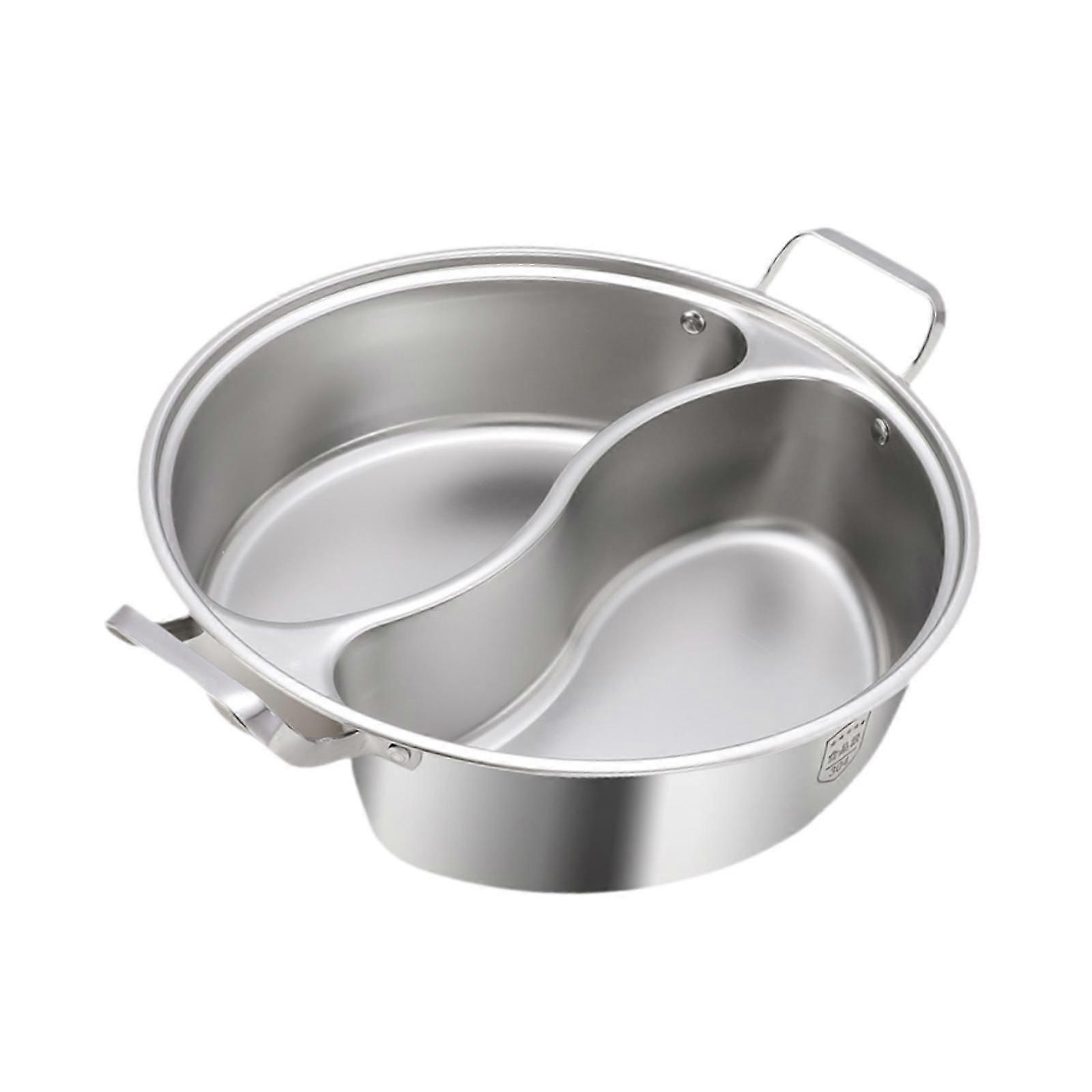 Marmite Shabu Shabu en acier inoxydable pour canard mandarin, idéale pour la maison, le camping