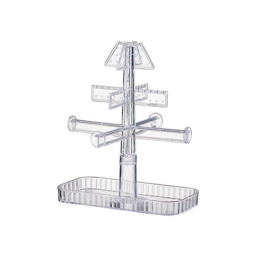 Clear Jewelry Organizer for Vanity - Single Layer Storage