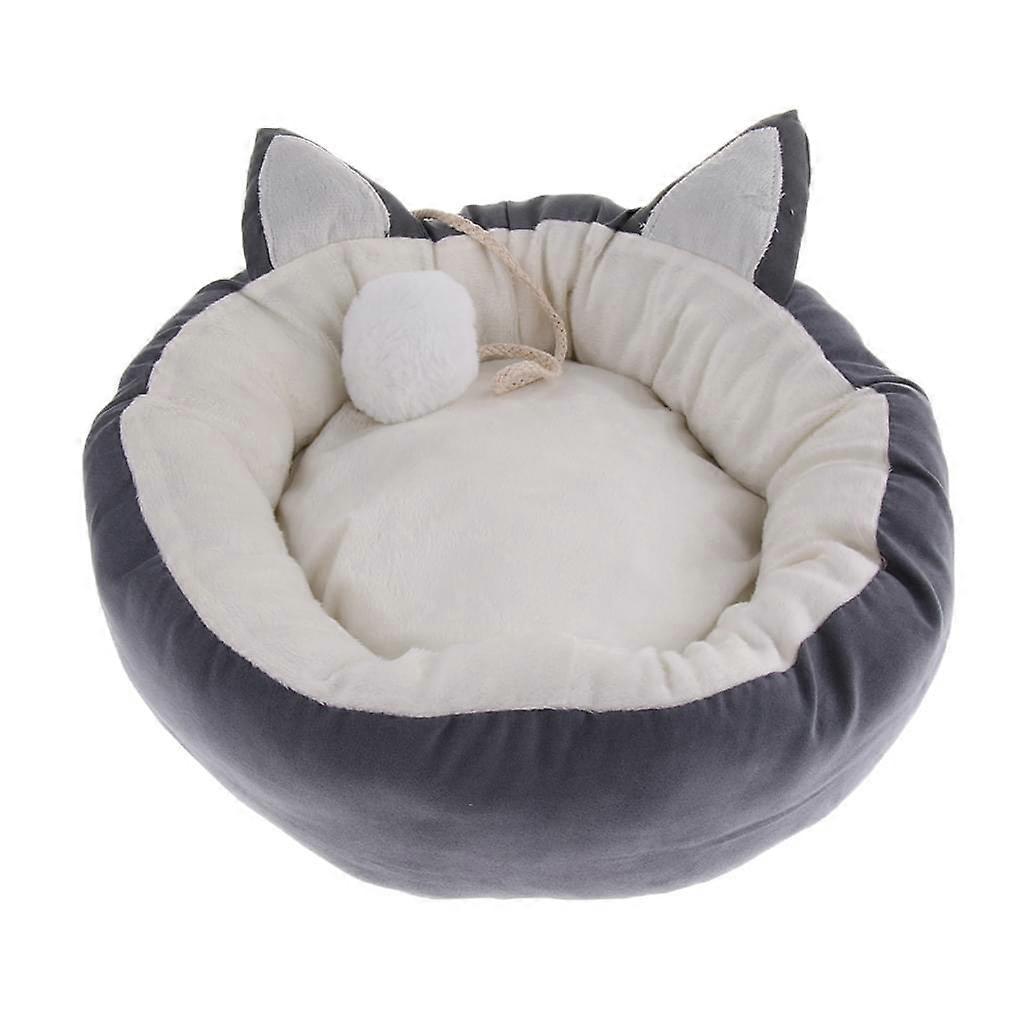 All Season Comfort Zone, Cat Bed Cave With Donut Cuddler Shape, Double Sided Suede Fabric, Non Slip Water Resistant Bottom, Suitable For Small Pets