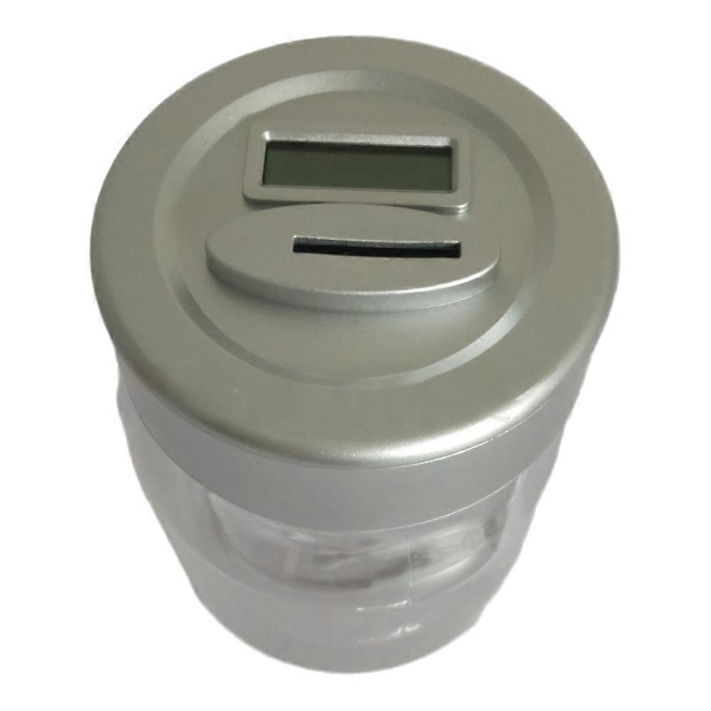 Small piggy bank recognition Euro counting piggy bank