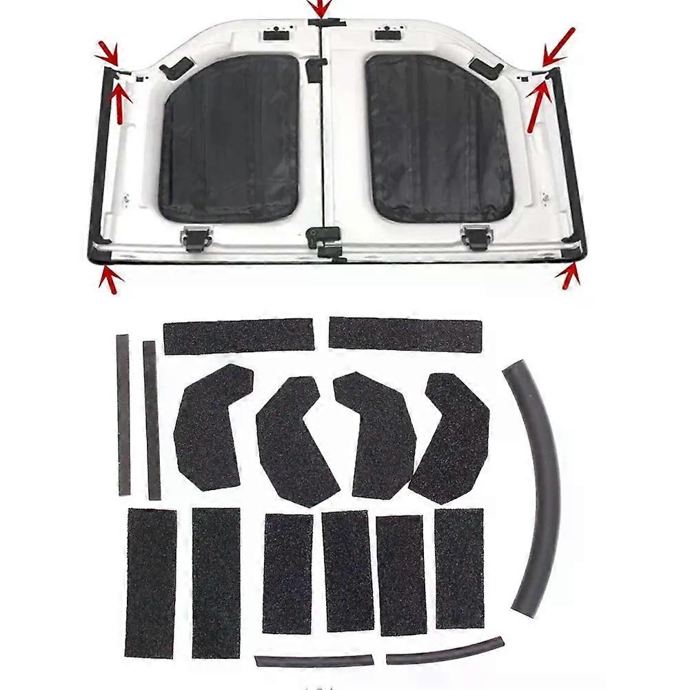 17PCS Hardtop Headliner Roof Seal Kit Replace 68026937AB Hardtop Headliner Roof Seal Replacement Parts for Jeep Wrangler JK