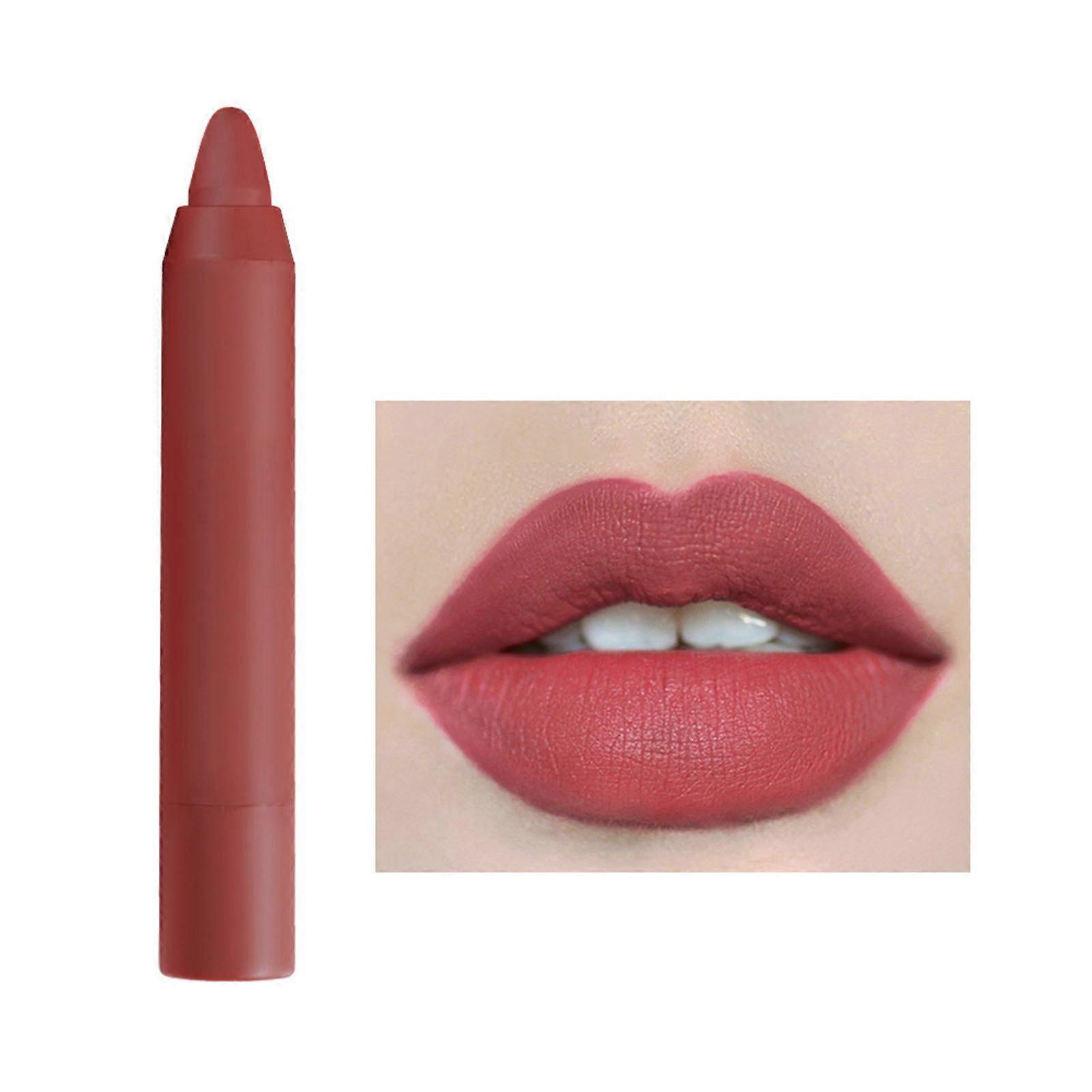 Matte Lipstick Moisturizing Lip Gloss Waterproof Lipstick Nourishing Lip Stain Makeup Supplies for Travel Daily Makeup 9