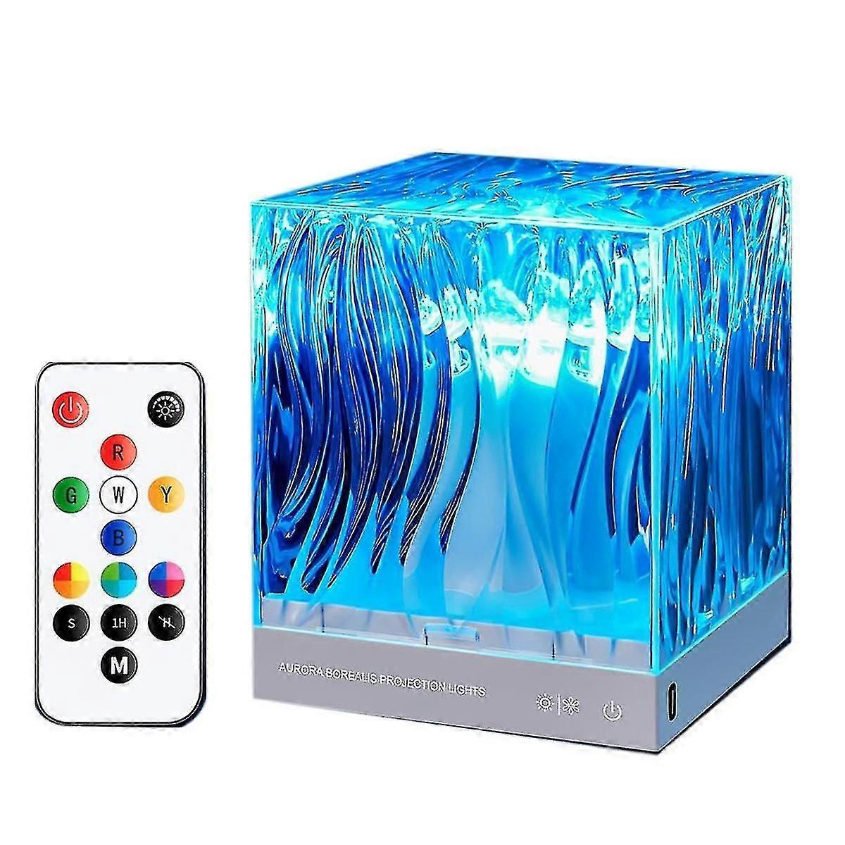 Northern Lights Aurora Projector Light,18 Colors Lighting Galaxy Projector Mood Lighting,Remote Timer Projector Lights