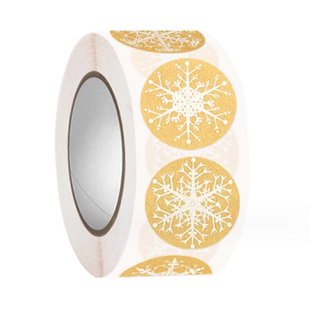 Multiple Snowflakes Christmas Stickers