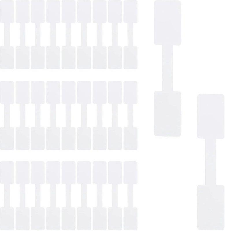 240db fehér üres ékszer árcédulák - öntapadó címkék
