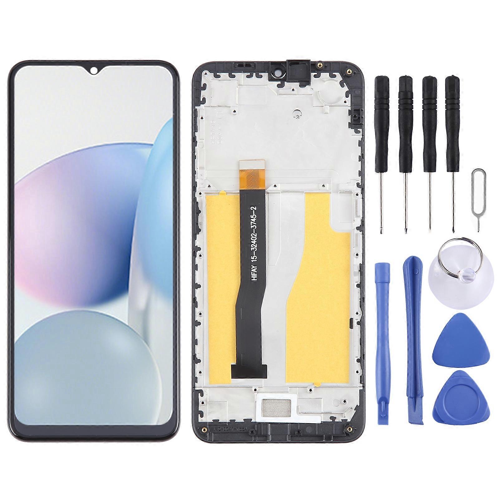 Cubot Note 50 OEM LCDスクリーンおよびデジタイザー用フレーム付きフルアセンブリ