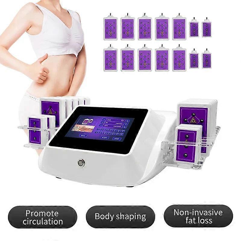 Portable Lipo Slimming Machine, 14 Pads, Anti-cellulite, Fat Reduction, Firming & Lifting