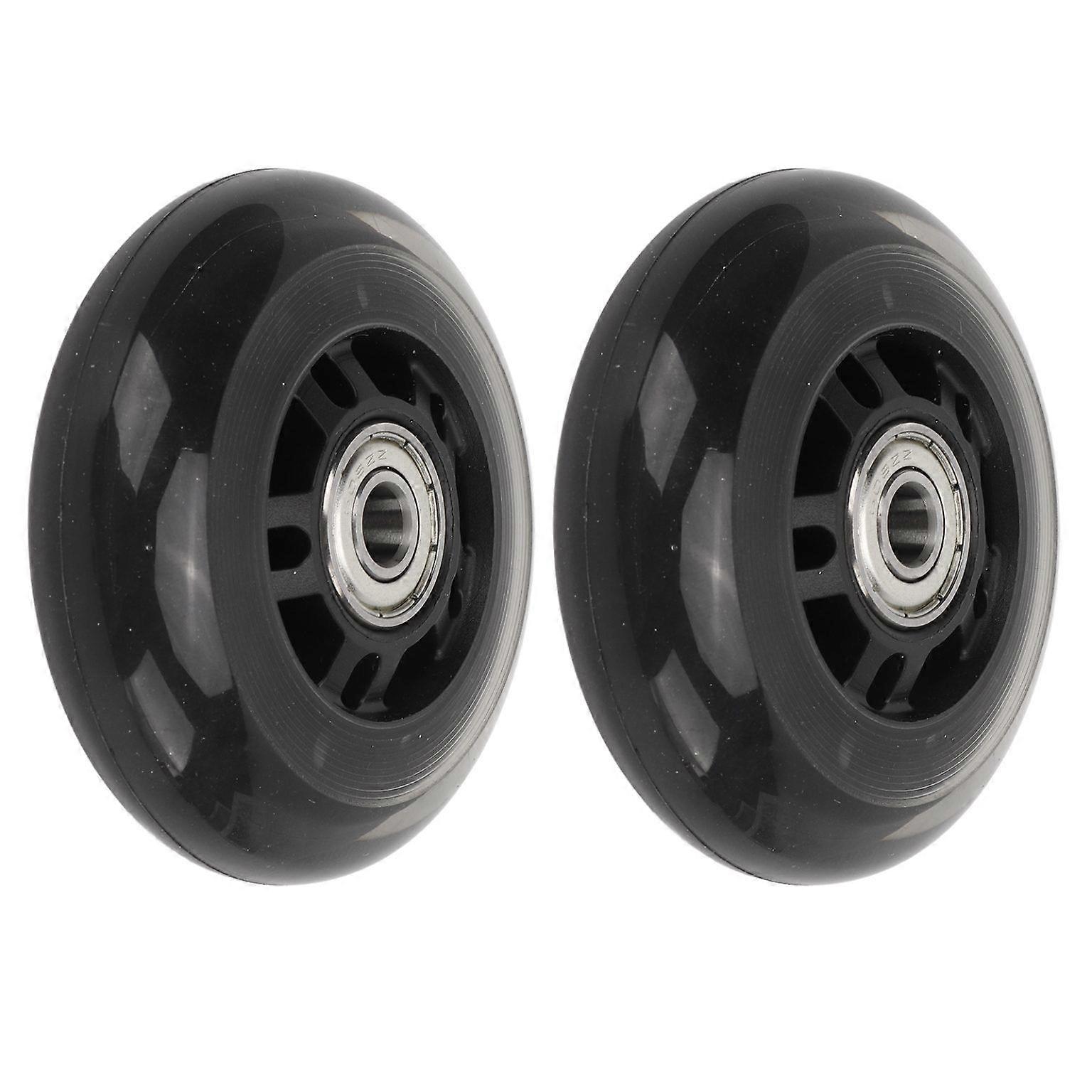 2pcs Low Noise Inline Skate Wheels with 608 Bearings