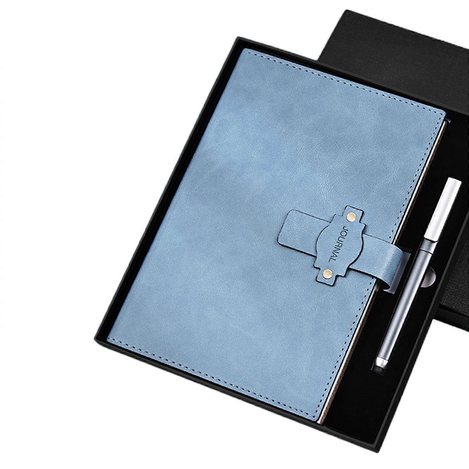 Hardcover Notebook 224 Pages Wide Lined Leather Journal Notebook Business Notepads for Journaling Note Taking Writing
