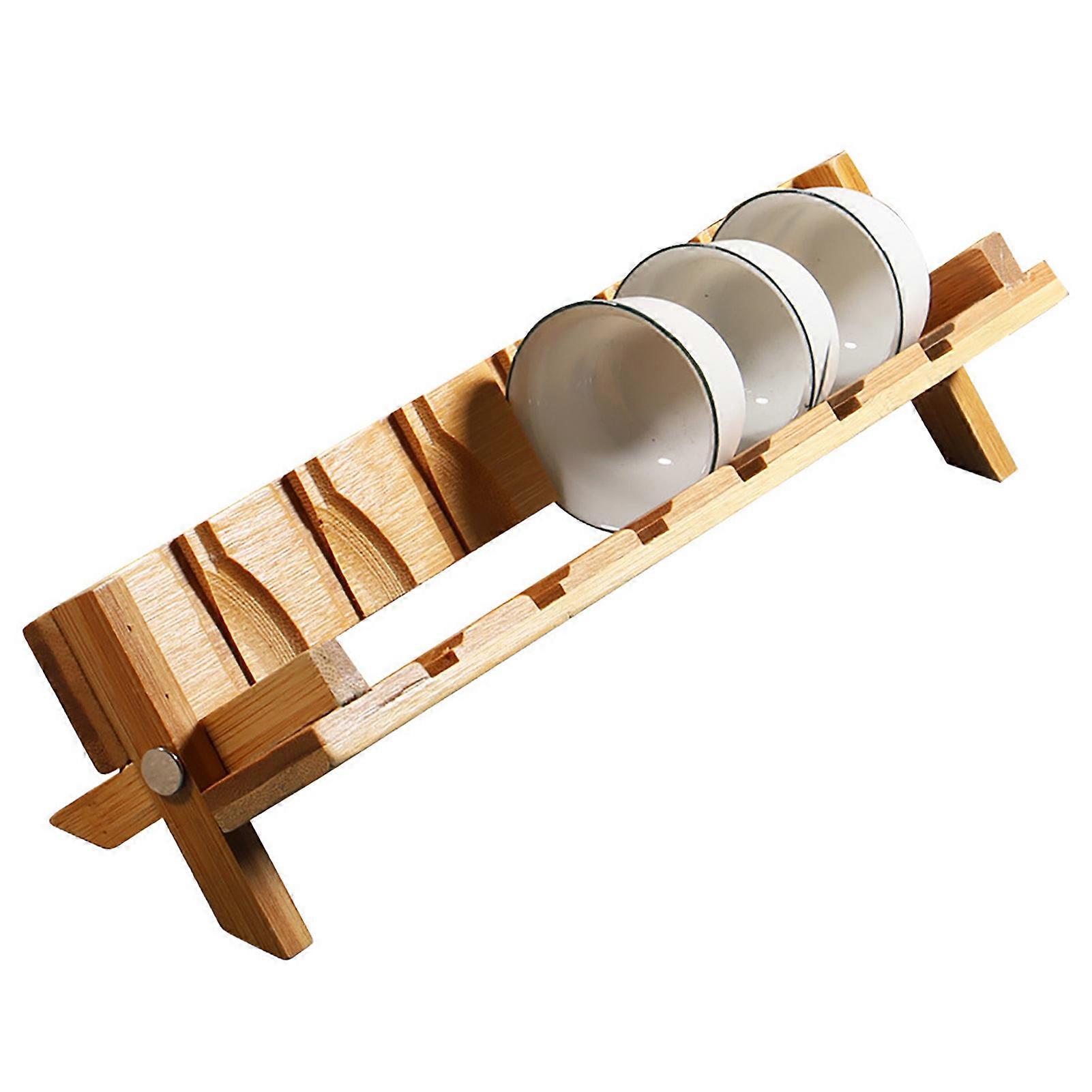 Foldable Tree Cup Hanger Stand Portable Mug Drainage Rack