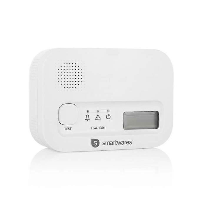 Carbon monoxide detector - SMARTWARES - FGA-13041 - 85 dB alarm - 3-year battery - Wall-mounted