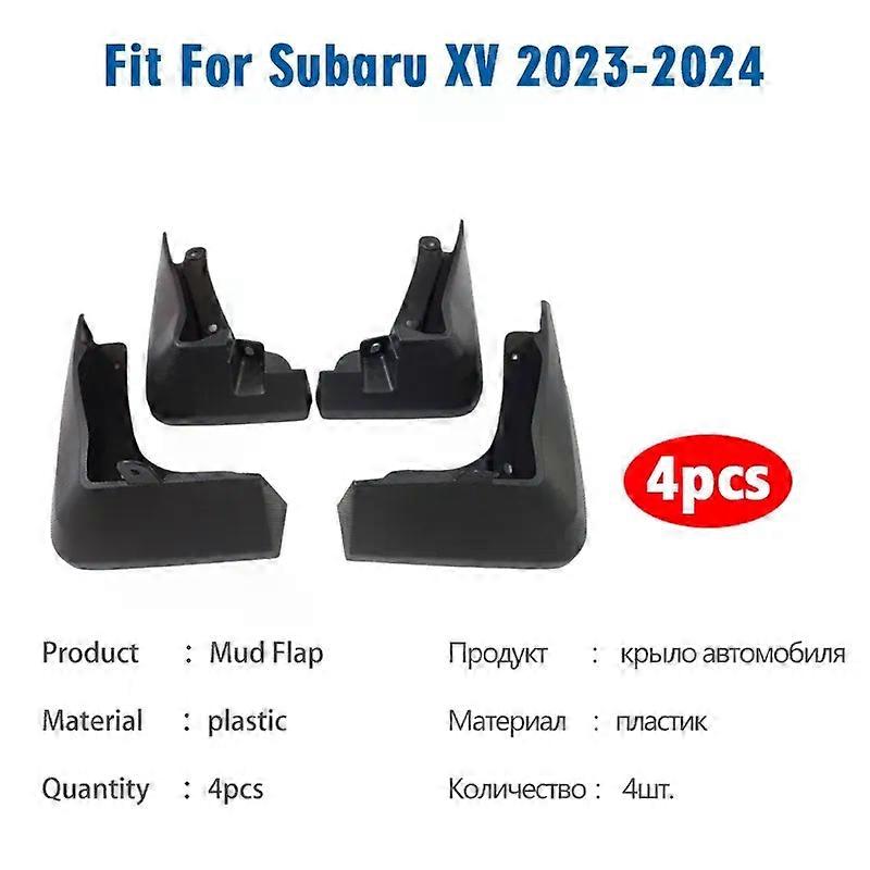4PCS Splash Guards Mud Flaps For 2024-2025 Subaru Crosstrek – Front & Rear Set