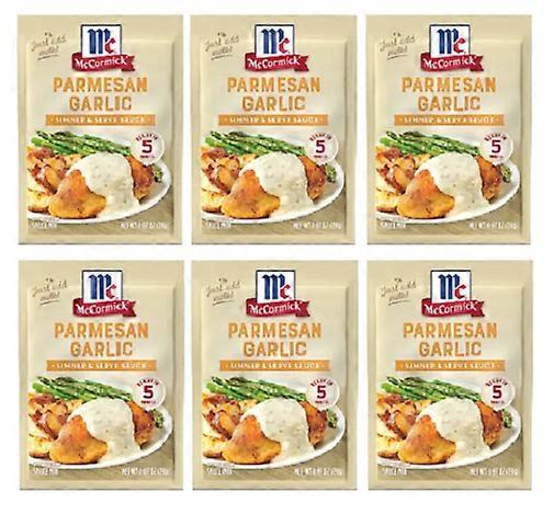 McCormick Simmer & Serve Sauce Parmesan Garlic 6 Packet Pack